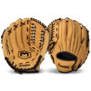 Picture of Franklin Sports Baseball + Softball Glove - Field Master Baseball + Softball Mitt - Adult + Youth Glove - Men's + Women's Baseball + Softball Gloves - Left Hand Throw - 12" - Camel Brown