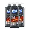 Picture of Dial Men 3in1 Body, Hair and Face Wash, Ultimate Clean, 69 fl oz (3-23 fl oz Bottles)