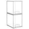 Picture of Vtopmart 7.6" H Clear Stackable Storage Drawers, 2 Pack Plastic Organizers Bins for Skincare, Cosmetics,Beauty Supplies,Ideal for Vanity, Bathroom,Kitchen Countertop,Cabinet Organization