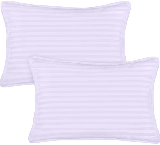 Picture of Utopia Bedding Toddler Pillow (Lavender, 2 Pack), 13x18 Pillows for Sleeping, Soft and Breathable Cotton Blend Shell, Small Kids Pillow Perfect for Toddler Bed and Travel (Intended for Age 2 and up)