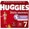 Picture of Huggies Size 7 Diapers, Little Movers Baby Diapers, Size 7 (41+ lbs), 36 Count