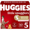 Picture of Huggies Size 5 Diapers, Little Snugglers Baby Diapers, Size 5 (27+ lbs), 50 Count