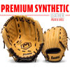 Picture of Franklin Sports Baseball + Softball Glove - Field Master Baseball + Softball Mitt - Adult + Youth Glove - Men's + Women's Baseball + Softball Gloves - Right Hand Throw - 10.5" - Camel Brown