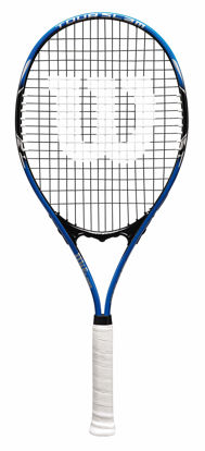 Picture of Wilson Tour Slam Lite Adult Recreational Tennis Racket - Grip Size 3 - 4 3/8", Blue/Black