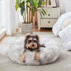 Picture of WESTERN HOME WH Calming Dog & Cat Bed, Anti-Anxiety Donut Cuddler Warming Cozy Soft Round Bed, Fluffy Faux Fur Plush Cushion Bed for Small Medium Dogs and Cats