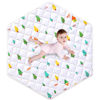 Picture of Premium Foam Baby Hexagon Mat 52" X 45", Thick One-Piece Crawling Mat, Odorless BabyMat Floor Mat, Non-Slip Cushioned Baby Playmat for Infants,Babies,Toddlers. Machine Washable for Easy Care.