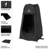 Picture of Pop Up Pod - Privacy Shower Tent, Dressing Room, or Portable Toilet Stall with Carry Bag for Camping, Beach, or Tailgate by Wakeman Outdoors (Black)