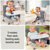 Picture of Summer by Bright Starts Pop 'N Sit Portable Booster Chair, Floor Seat, Indoor/Outdoor Use, Compact Fold, Grey, 6 Mos - 3 Yrs