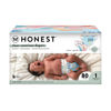 Picture of The Honest Company Clean Conscious Diapers | Plant-Based, Sustainable | Summer '23 Limited Edition Prints | Club Box, Size 1 (8-14 lbs), 80 Count