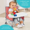 Picture of Summer by Bright Starts Pop 'N Sit Portable Booster Chair, Floor Seat, Indoor/Outdoor Use, Compact Fold, Coral, 6 Mos - 3 Yrs