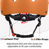 Picture of Kids Bike Helmet, Adjustable and Multi-Sport, from Toddler to Youth, 3 Sizes (Orange)