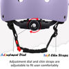 Picture of Kids Bike Helmet, Adjustable and Multi-Sport, from Toddler to Youth, 3 Sizes (Pale Lavender)