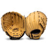 Picture of Franklin Sports Baseball + Softball Glove - Field Master Baseball + Softball Mitt - Adult + Youth Glove - Men's + Women's Baseball + Softball Gloves - Right Hand Throw - 14" - Camel Brown