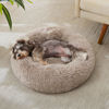 Picture of WESTERN HOME WH Calming Dog & Cat Bed, Anti-Anxiety Donut Cuddler Warming Cozy Soft Round Bed, Fluffy Faux Fur Plush Cushion Bed for Small Medium Dogs and Cats (20"/24"/27"/30")