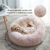 Picture of WESTERN HOME WH Calming Dog Bed & Cat Bed, Anti-Anxiety Donut Dog Cuddler Bed, Warming Cozy Soft Dog Round Bed, Fluffy Faux Fur Plush Dog Cat Cushion bed for Small Medium Dogs and Cats