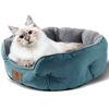 Picture of Asvin Medium Dog Bed for Medium Dogs, Large Cat Beds for Indoor Cats, Pet Bed for Puppy and Kitty, Extra Soft & Machine Washable with Anti-Slip & Water-Resistant Oxford Bottom, Teal, 25 inches