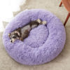 Picture of WESTERN HOME WH Calming Dog Bed & Cat Bed, Anti-Anxiety Donut Dog Cuddler Bed, Warming Cozy Soft Dog Round Bed, Fluffy Faux Fur Plush Dog Cat Cushion Bed for Small Medium Dogs and Cats