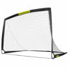 Picture of Franklin Sports Blackhawk Backyard Soccer Goal - Portable Kids Soccer Net - Pop Up Folding Indoor + Outdoor Goals - 6'6" x 3'3" - Black