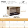 Picture of Explore Land 54 inches Dog Crate Cover - Heavy Duty Polyester Pet Kennel Cover Universal Fit for Wire Dog Crate (Light Tan)