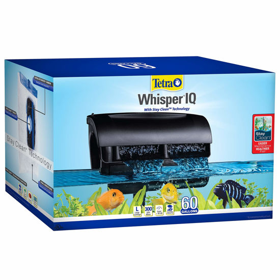 Picture of Tetra Whisper IQ Power Filter 60 Gallons, 300 GPH, with Stay Clean Technology