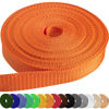 Picture of TECEUM 2 Inch Webbing - Orange - 50 yards - 2” Heavy-Duty Wide Webbing for Climbing Outdoors Indoors Crafting DIY nw