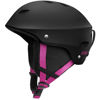 Picture of OutdoorMaster Kelvin Ski Helmet - Snowboard Helmet for Men, Women & Youth (Black+Pink,XL)