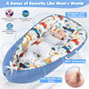 Picture of URMYWO Baby Lounger - Baby Lounger for Newborn, Breathable & Soft Baby Nest Cover Co Sleeper for Baby 0-24 Months, Babies Essentials Gifts, Portable Infant Lounger Baby Floor Seat for Home and Travel