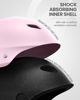 Picture of OutdoorMaster Kelvin Ski Helmet - Snowboard Helmet for Men, Women & Youth (Matte Pink,XL)