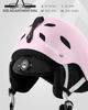 Picture of OutdoorMaster Kelvin Ski Helmet - Snowboard Helmet for Men, Women & Youth (Matte Pink,XL)