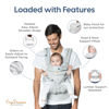 Picture of Ergobaby Omni 360 All-Position Baby Carrier for Newborn to Toddler with Lumbar Support & Cool Air Mesh (7-45 Lb), Onyx Black 6.18x9.13x10.43 Inch (Pack of 1)