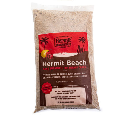 Picture of Fluker's All Natural Premium Hermit Crab Sand Substrate, Sand Mixture with Coconut Fiber, For Hermit Crab Tanks, 6 lbs.