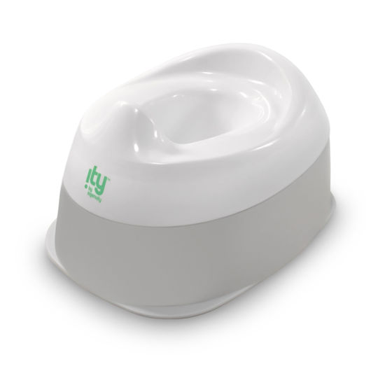 Picture of Ingenuity : ity by Ingenuity Ready Set Go Potty, Removable Bowl, Non-Skid Bottom, Wide Stable Base, Age 18 Months & Up, White & Grey