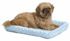 Picture of MidWest Homes for Pets Bolster Dog Bed 24L-Inch Blue Dog Bed or Cat Bed w/ Comfortable Bolster | Ideal for "Small" Dog Breeds & Fits a 24-Inch Dog Crate | Easy Maintenance Machine Wash & Dry