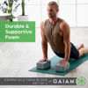 Picture of Gaiam Yoga Block - Supportive Latex-Free Eva Foam - Soft Non-Slip Surface with Beveled Edges for Yoga, Pilates, Meditation - Yoga Accessories for Stability, Balance, Deepen Stretches