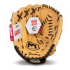 Picture of Franklin Sports Baseball + Softball Glove - Field Master Baseball + Softball Mitt - Adult + Youth Glove - Men's + Women's Baseball + Softball Gloves - Left Hand Throw - 13" - Camel Brown