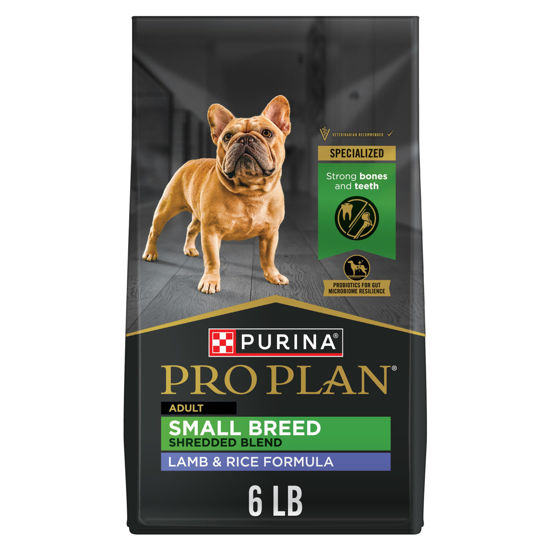 Picture of Purina Pro Plan High Protein Small Breed Dog Food, Shredded Blend Lamb & Rice Formula - 6 lb. Bag