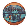 Picture of WILSON NBA DRV Plus Vibe Outdoor Basketball - Size 5-27.5", Blue/Orange