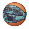 Picture of WILSON NBA DRV Plus Vibe Outdoor Basketball - Size 5-27.5", Blue/Orange