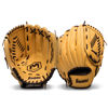 Picture of Franklin Sports Baseball + Softball Glove - Field Master Baseball + Softball Mitt - Adult + Youth Glove - Men's + Women's Baseball + Softball Gloves - Right Hand Throw - 13" - Camel Brown