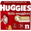 Picture of Huggies Newborn Diapers Little Snugglers Newborn Diapers, Size Newborn (up to 10 lbs), 76 Count