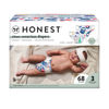 Picture of The Honest Company Clean Conscious Diapers | Plant-Based, Sustainable | Winter '23 Limited Edition Prints | Club Box, Size 3 (16-28 lbs), 68 Count