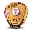 Picture of Franklin Sports Baseball + Softball Glove - Field Master Baseball + Softball Mitt - Adult + Youth Glove - Men's + Women's Baseball + Softball Gloves - Left Hand Throw - 12.5" - Camel Brown