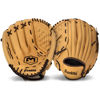 Picture of Franklin Sports Baseball + Softball Glove - Field Master Baseball + Softball Mitt - Adult + Youth Glove - Men's + Women's Baseball + Softball Gloves - Left Hand Throw - 12.5" - Camel Brown