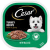 Picture of CESAR Filets in Gravy Adult Wet Dog Food, Turkey Recipe, (24) 3.5 oz. Easy Peel Trays