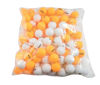 Picture of Franklin Sports Ping Pong Balls - Bulk Pack of Official Size + Weight 40mm Table Tennis Balls - White + Orange - One Star Professional Ping Pong Balls - Durable Ping Pong Balls - 144 Ball Bulk Pack