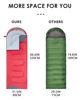 Picture of Sleeping Bags for Adults Cold Weather - 20 Degree Big&Tall Size Backpacking Lightweight Waterproof for Girls Boys Mens Teen Women for Camping Hiking Outdoor Travel Hunting with Compression Bags(RED)