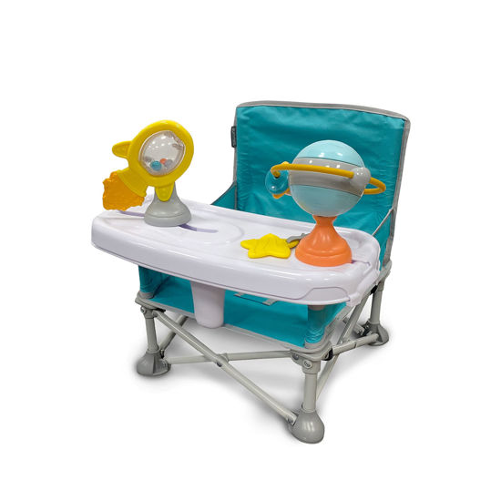 Picture of Summer Infant Pop ‘N Sit Eat ‘N Play - Baby Pop Up Chair for Meals and Playtime with Removable Tray and Toys, Portable Booster Folds for Travel