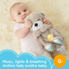 Picture of Fisher-Price Baby Toy Soothe 'n Snuggle Otter Portable Plush Sound Machine with Music Lights & Breathing Motion for Newborns 0+ Months