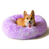 Picture of WESTERN HOME WH Calming Dog & Cat Bed, Anti-Anxiety Donut Cuddler Warming Cozy Soft Round Bed, Fluffy Faux Fur Plush Cushion Bed for Small Medium Dogs and Cats (20"/24"/27"/30")