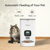 Picture of VOLUAS Automatic Cat Feeders - Pet Food Dispenser for Dry Food, Timed Cat Feeder with Desiccant Bag, Programmable Portion Size Control 4 Meals Per Day, 10s Voice Recorder